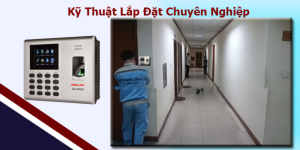 thi công lắp đặt máy chấm công 1