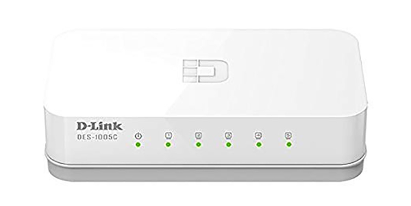 Switch Dlink DES-1005C | 5-Port 10/100 Mbps 2