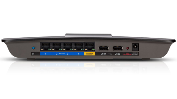 Smart Router Wifi Linksys EA6500: 2 băng tần, tốc độ 1750Mbps chuẩn AC, Cổng 1Gb, USB