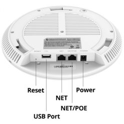 Bộ phát Wifi Grandstream GWN7605LR, Hỗ trợ 100+ user, Gắn ngoài trời, Chuẩn AC tốc độ 1167Mbps