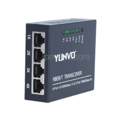 Bộ chuyển đổi quang điện 2 quang 4 lan