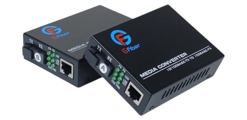 Bộ chuyển đổi quang điện Media Converter 1 sợi GF-1F1G-25A -1 (2)