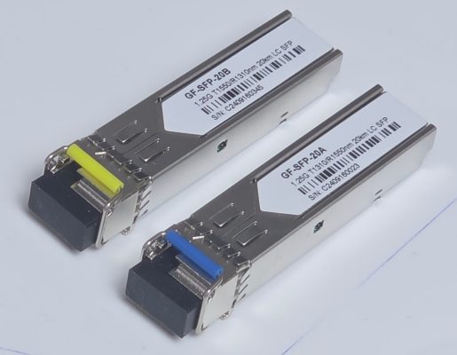 Module quang SFP 1.25G 1 sợi single mode GF-SFP-20AB 00