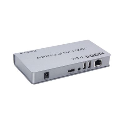 Bộ chuyển đổi HDMI qua cáp lan 200M, GF-HD- KU 200M