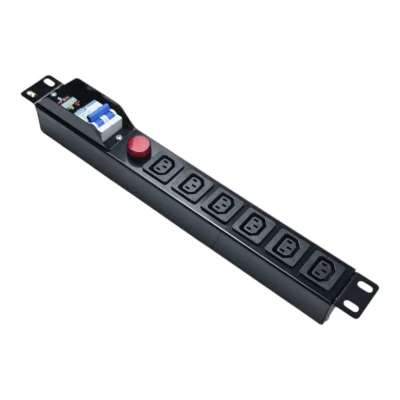 Thanh nguồn pdu 6 cổng C13 có MCB (Việt Nam)