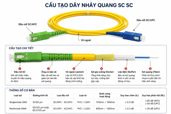 Cấu tạo Dây nhảy SC SC